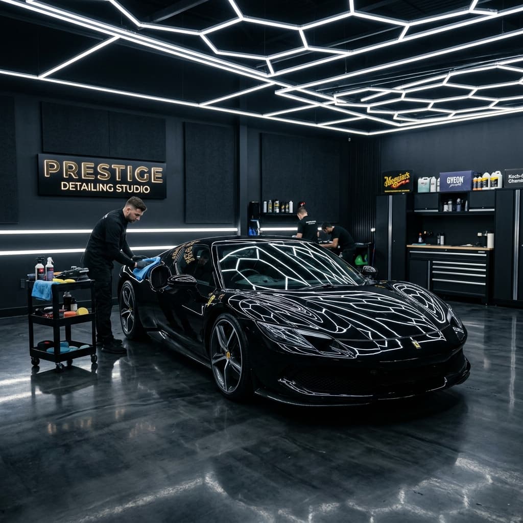 مراكز التلميع والعناية (Detailing)