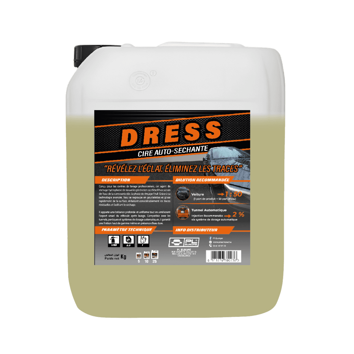 DRESS - Cire Auto-Séchante Hydrophobe