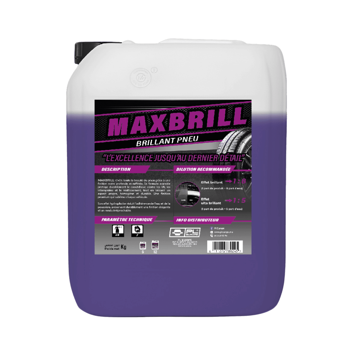 MAXBRILL - Brillant Pneu Haute Protection