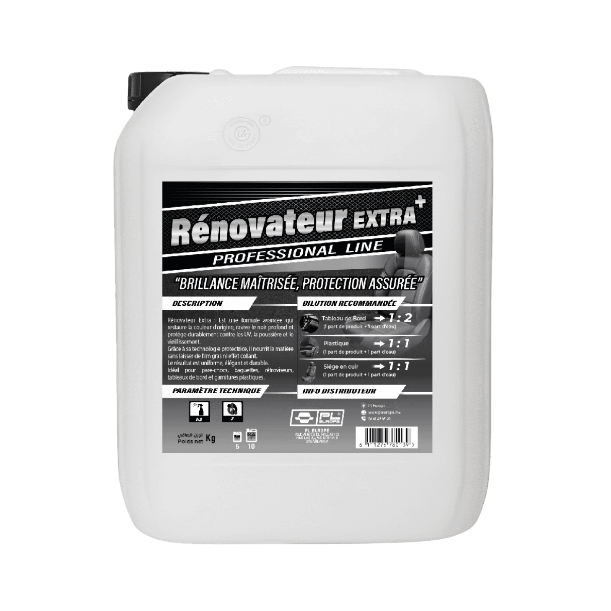 Rénovateur EXTRA+ Blanc - Formule Concentrée Plastiques