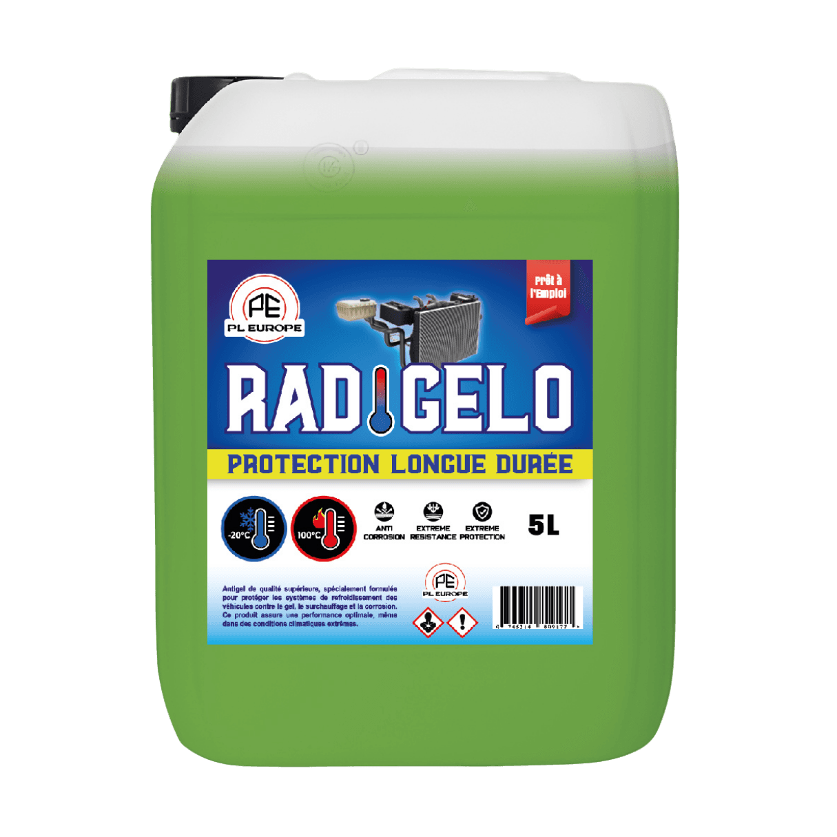 RADIGELO - Antigel & Liquide de Refroidissement 5L