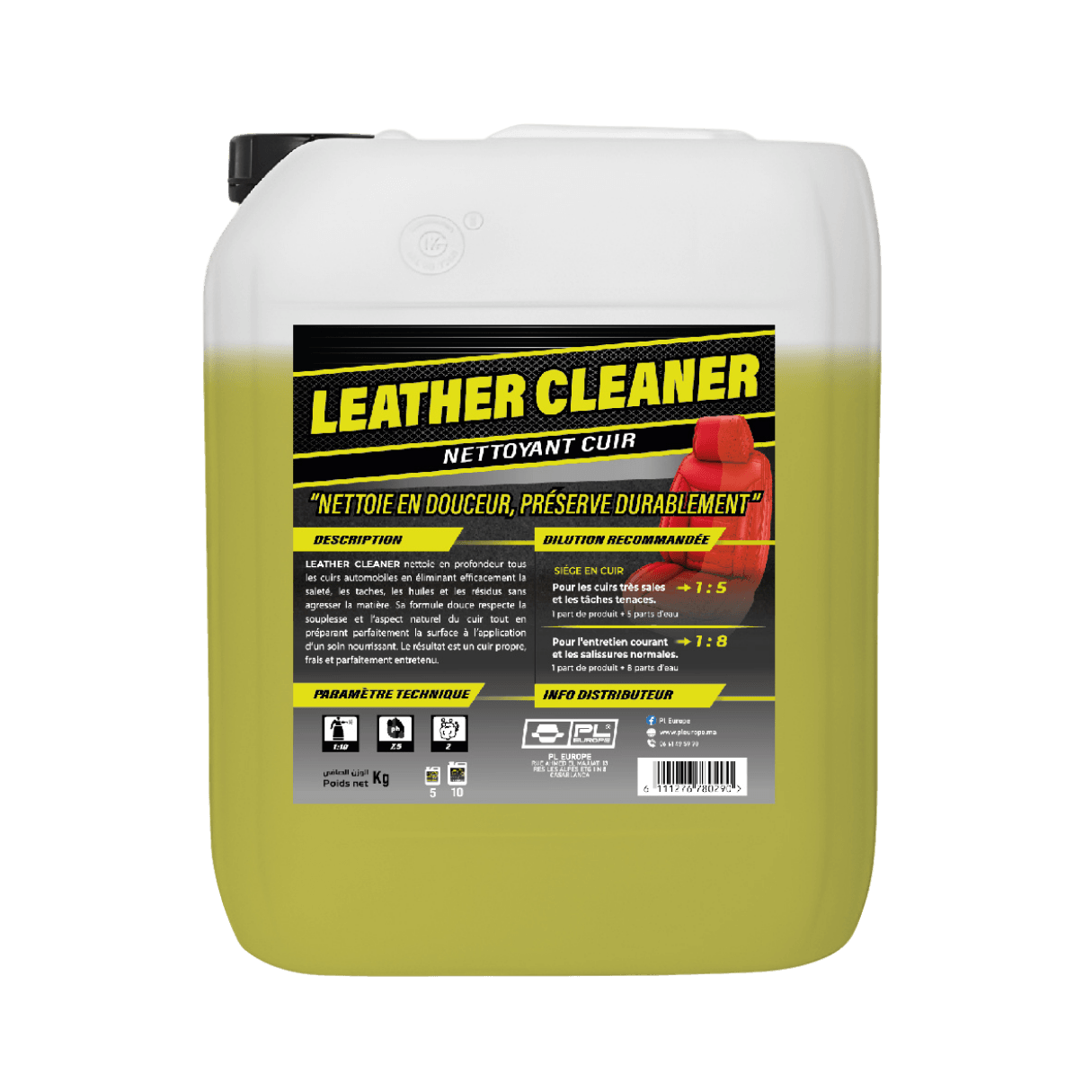 LEATHER CLEANER - Nettoyant Cuir Professionnel