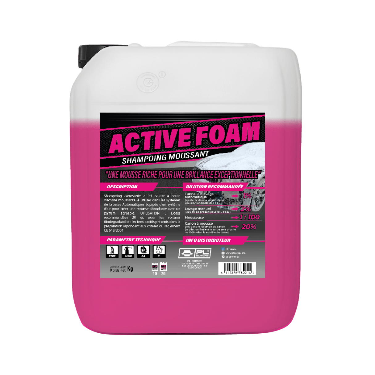ACTIVE FOAM - Shampoing Moussant Carrosserie