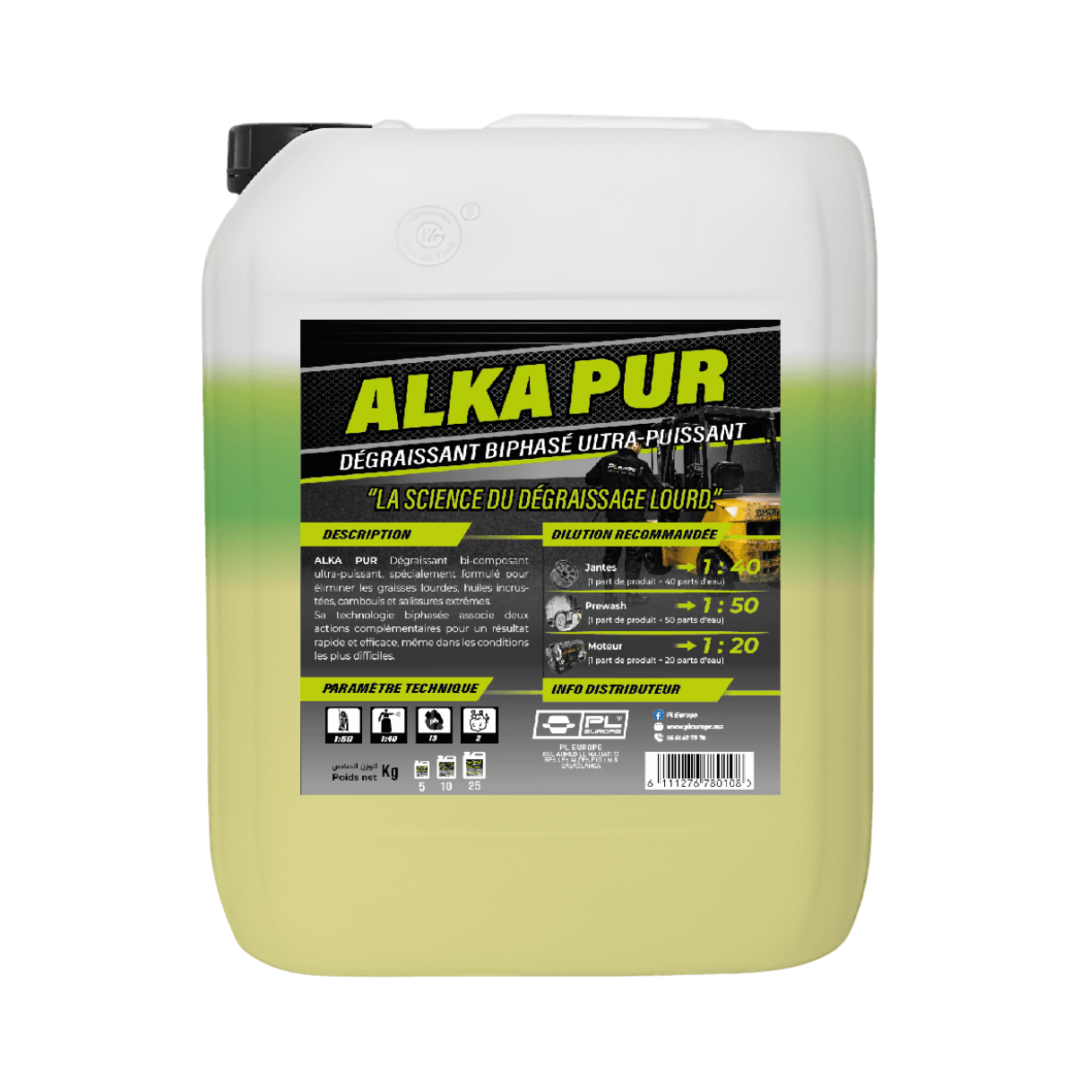 ALKA PUR - Dégraissant Biphasé Ultra-Puissant