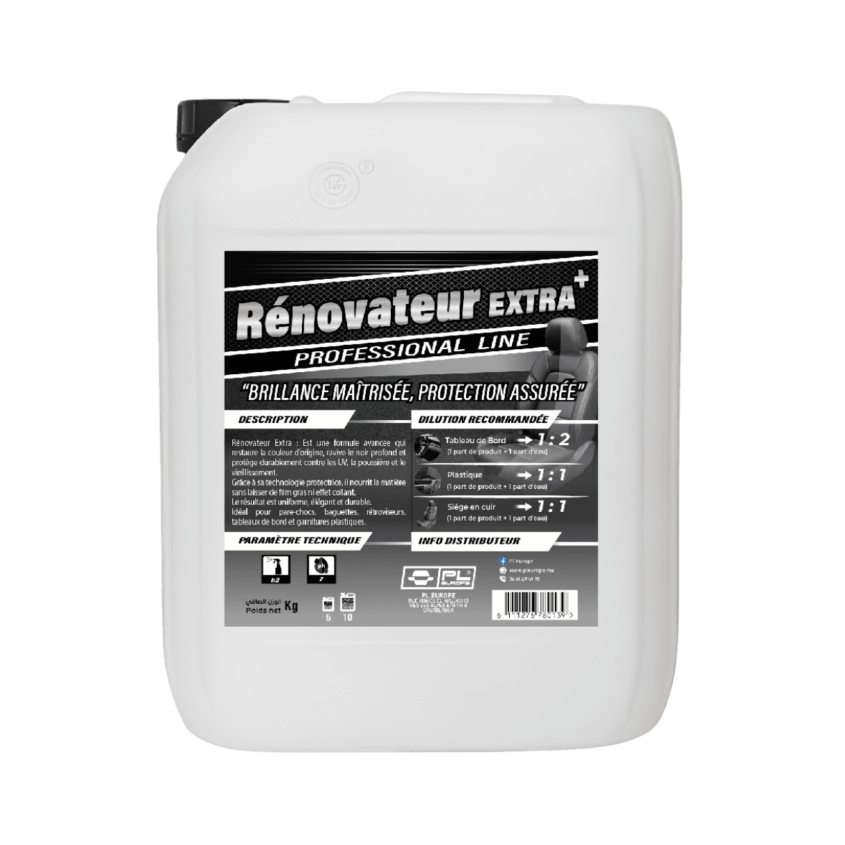 Rénovateur EXTRA+ Blanc - Formule Concentrée Plastiques