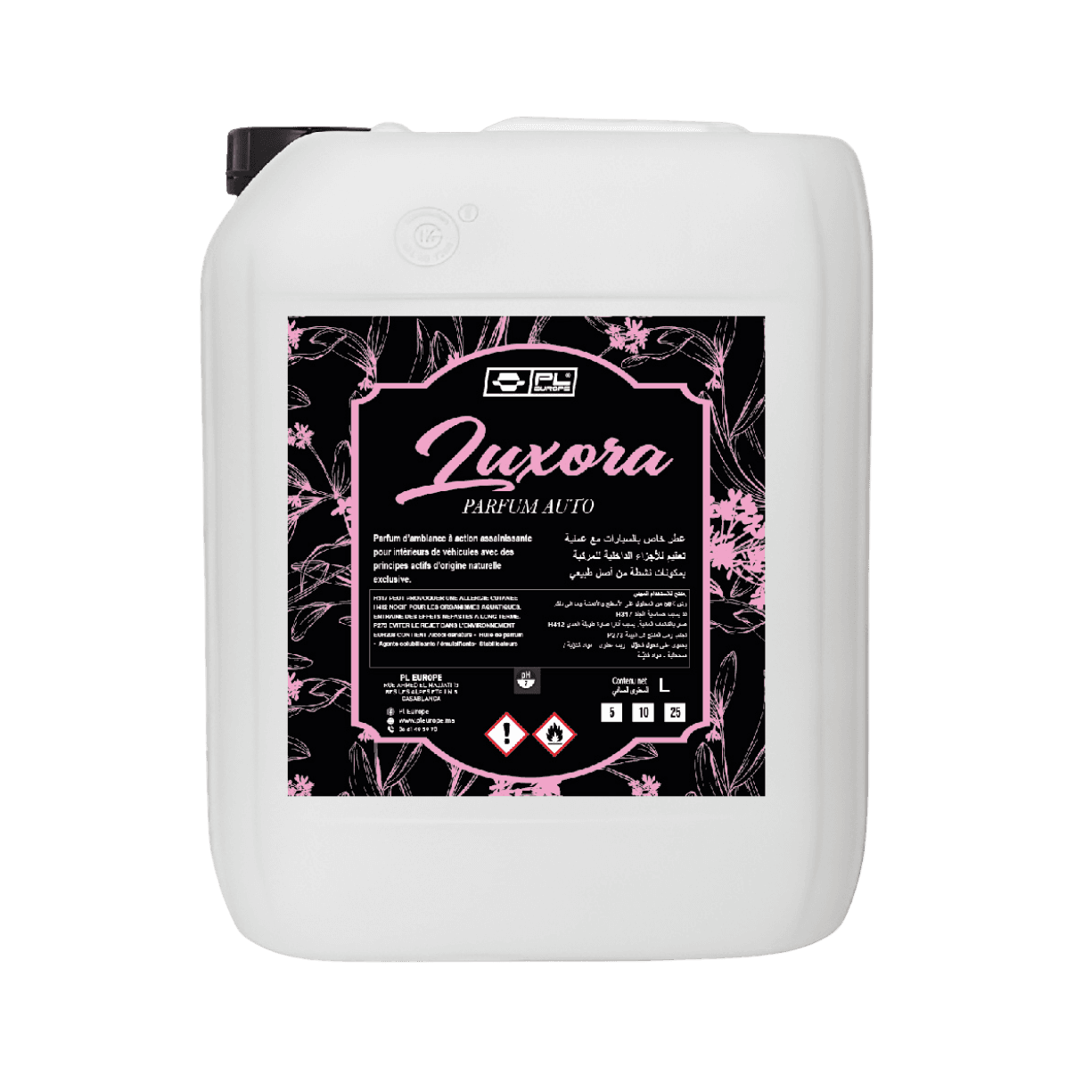 LUXORA - Parfum d'Ambiance Auto (Rose / Pink)