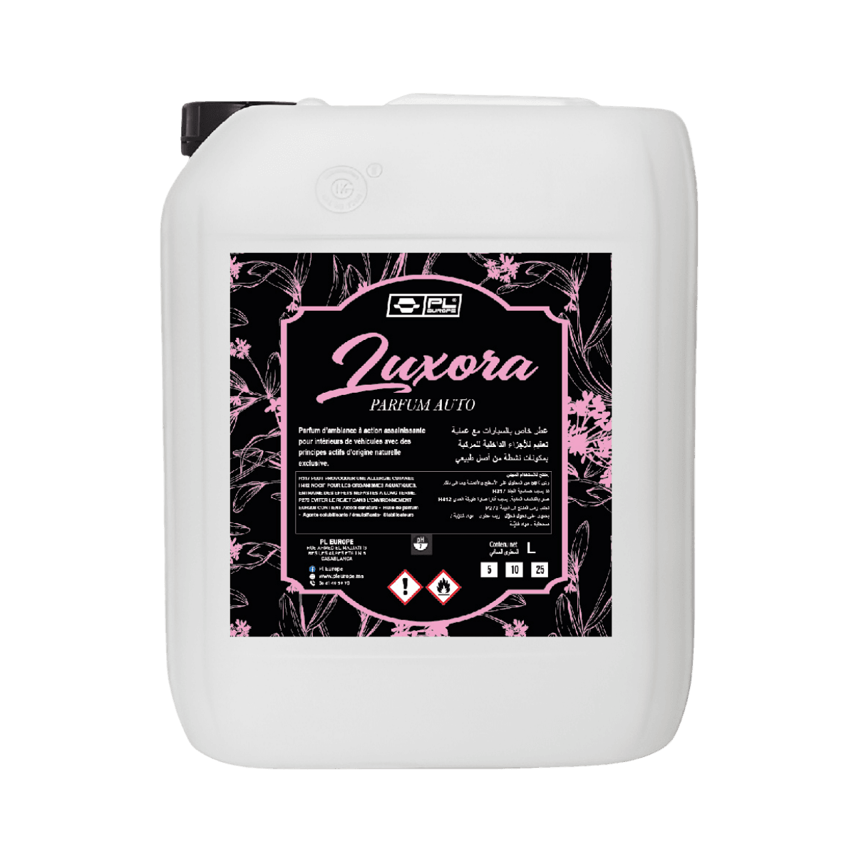 LUXORA - Parfum d'Ambiance Auto (Rose / Pink)