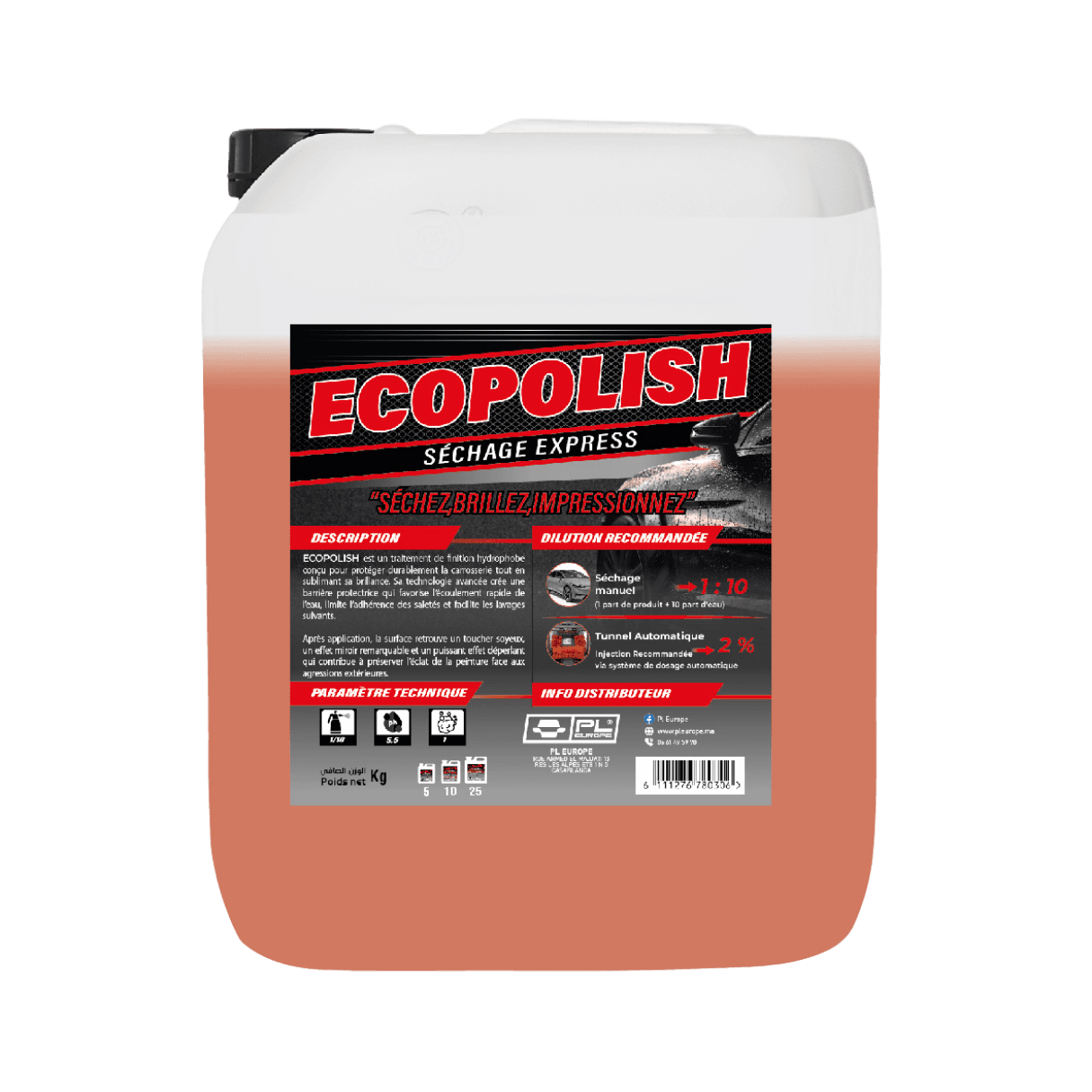 ECOPOLISH - Séchage Express & Finition Hydrophobe